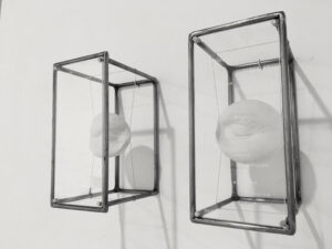 Hermitage, two piece shadow wall art by ori